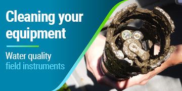 Cleaning your water quality field instruments