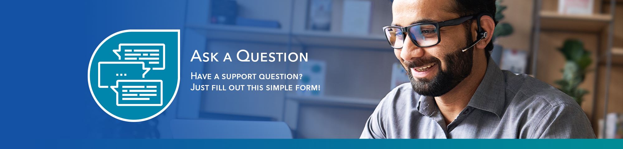 Ask a Question Header