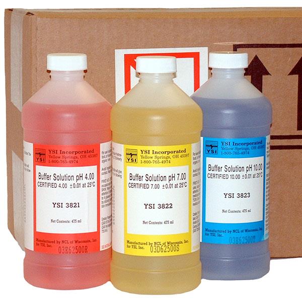PH 4, 7 & 10 Buffer Solution Kit, 3 X 1 Liter, PH Meter Calibration Solutions Nist Traceable Reference Standards Designed All Meters Combo Quarts