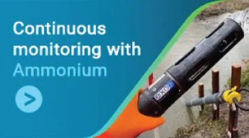 continuous water quality monitoring with ammounium
