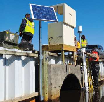 water monitoring network data station