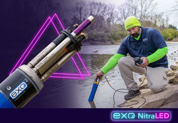 NitraLED Sensor on EXO Sonde in Drinking Water