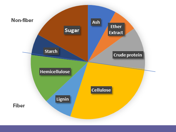 Components of an example sample