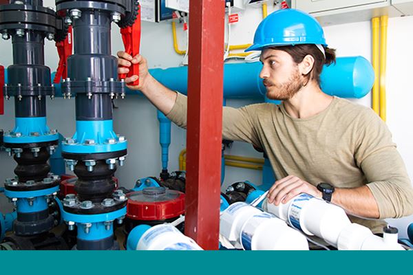 Water plant operator adjusting process | YSI