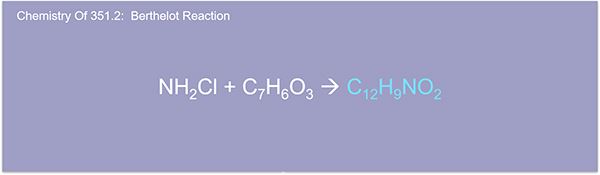 TKN Berhelot Reaction