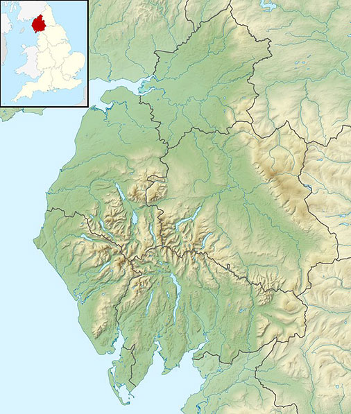 Sellafield Cumbria Map