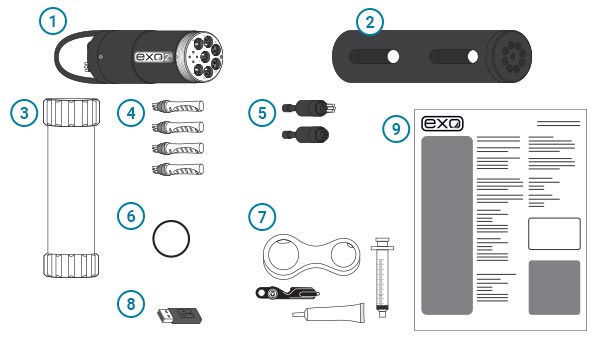 exo2s sonde included items