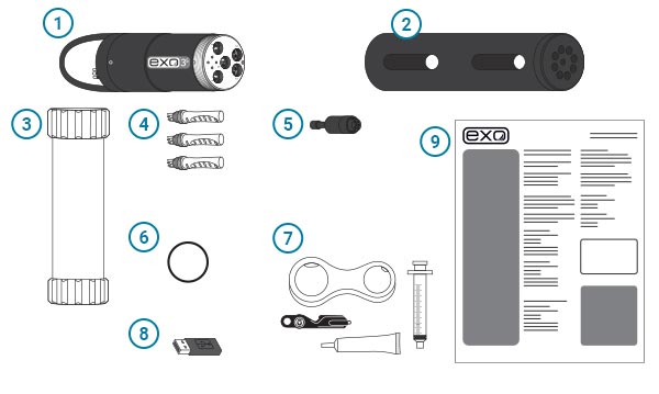 exo3s sonde included items