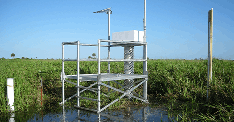 stream gage water monitoring flow measurement