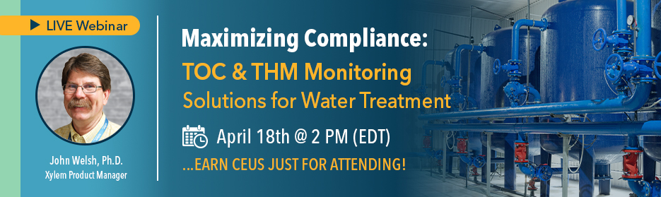 TOC THM Monitoring for Water Treatment