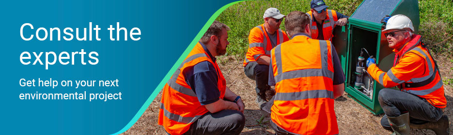 consult the water monitoring experts