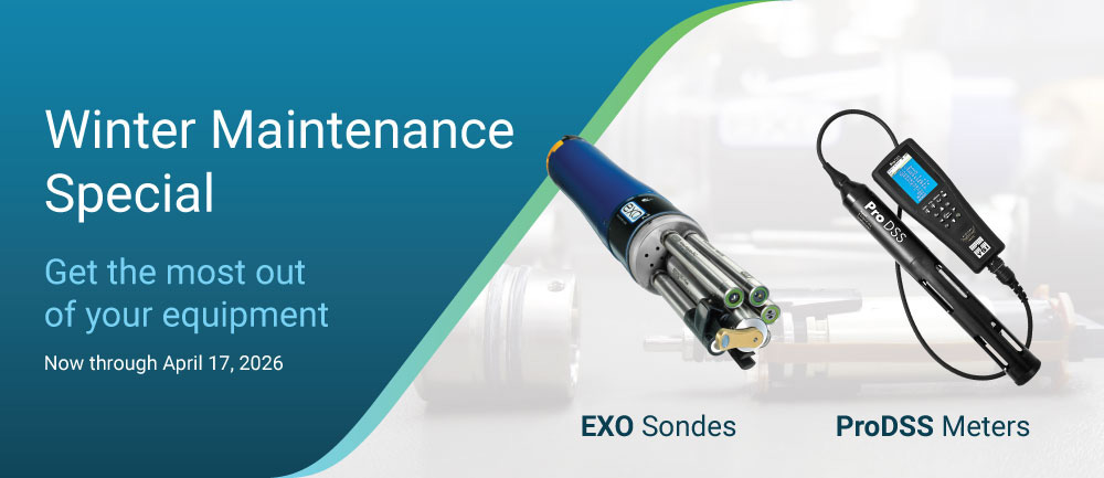 exo sondes prodss meters winter maintenance special