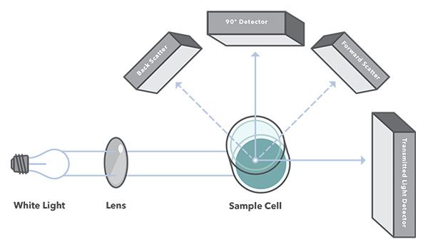 turbidity sensor angle of detector