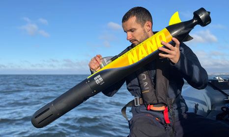 EcoMapper Nano autonomous underwater vehicle one man deployable AUV