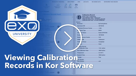 Calibration Records Kor Software